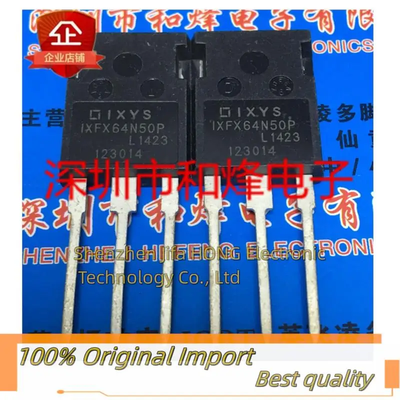 10PCS  IXFX64N50P   TO-247 500V 64A   Best Quality Imported Original Spot