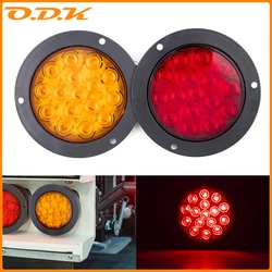 1pc/2pcs 12V 24V 16 LED 4