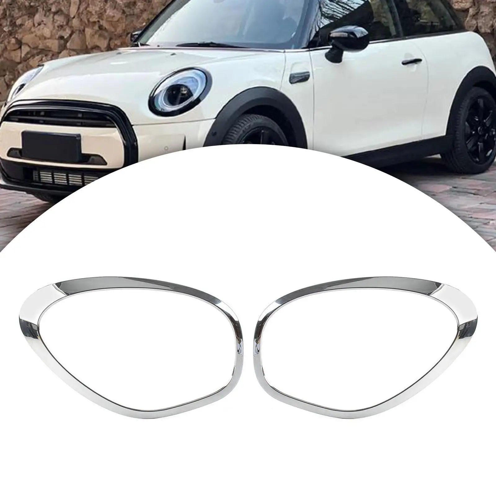 

Headlight Lamp Bezels Ring Decoration Spare Parts Car Accessories Replacement