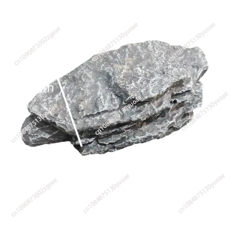 Simulation of Glass Reinforced Plastic Garden Landscape Taishan Ax Stone Garden Snow Wave Stone Rockery Landscape Decoration
