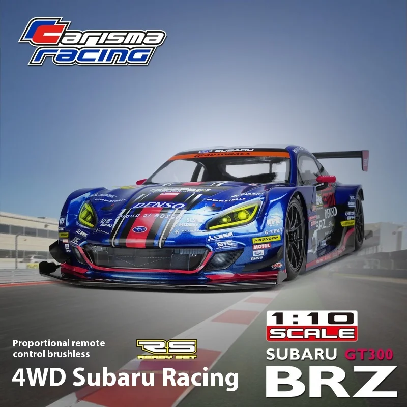 

Carisma1/10 Subaru Gt300 Высокоскоростной раллийный автомобиль с полным приводом Бесщеточный высокоскоростной автомобиль с дистанционным управлением