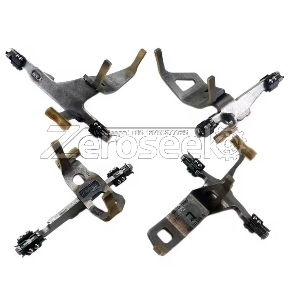 02E DQ250 DSG 6-Speed Transmission Shift Fork Assembly (4PC) - For Audi/Volkswagen Automatic Transmission Repair