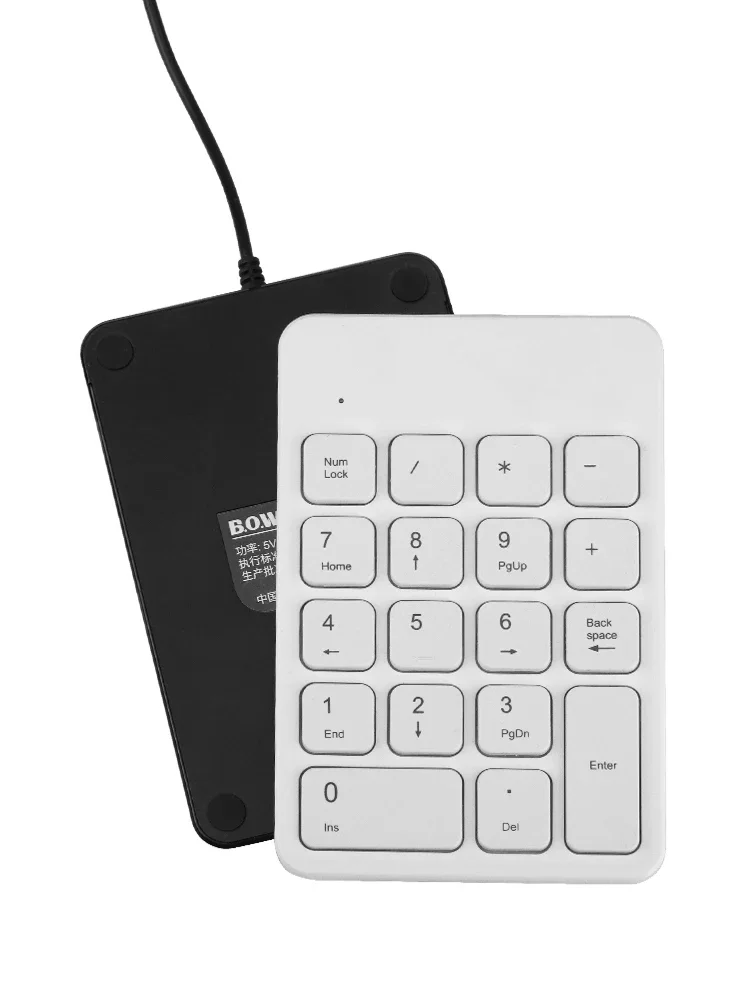 Apple notebook chocolate wireless digital keyboard charging USB external mini Bluetooth keypad wired accounting finance