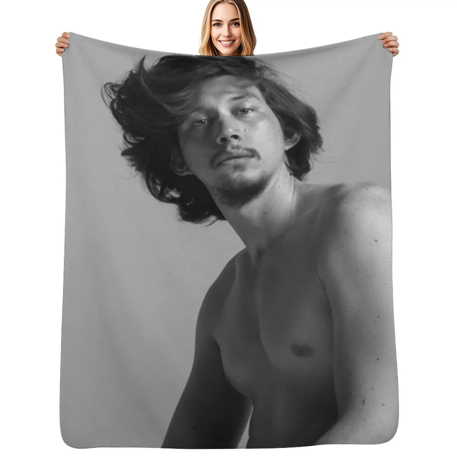 

Adam Driver Throw Blanket Luxury Throw Luxury Designer Shaggy christmas decoration Blankets