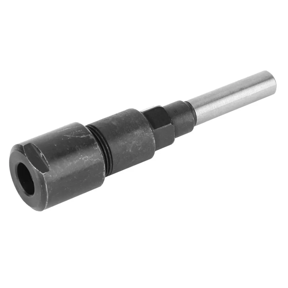 

1/2 inch Shank Router Bit Collet Extension 2-1/4 inches Additional Travel 1/4 inch Shank Collet Extension Rod Hard Alloy