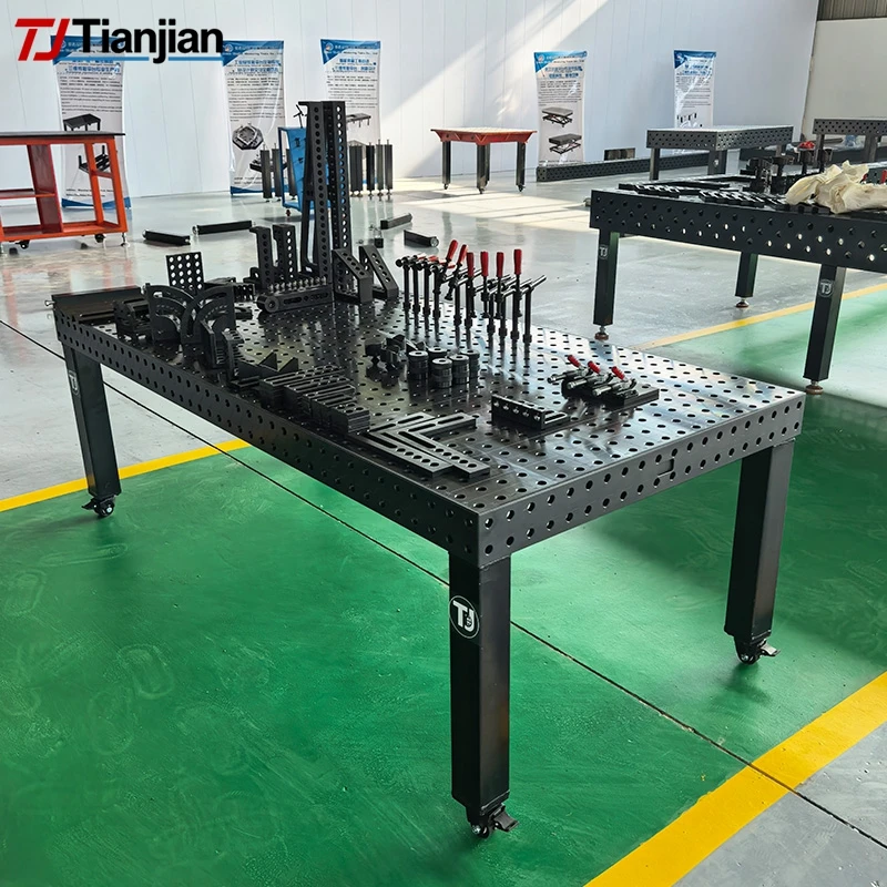 

China Excellent Cast Iron Nitrided 2000mm*1000mm*200mm 3D Welding Table Three Dimensional Flexible Platform