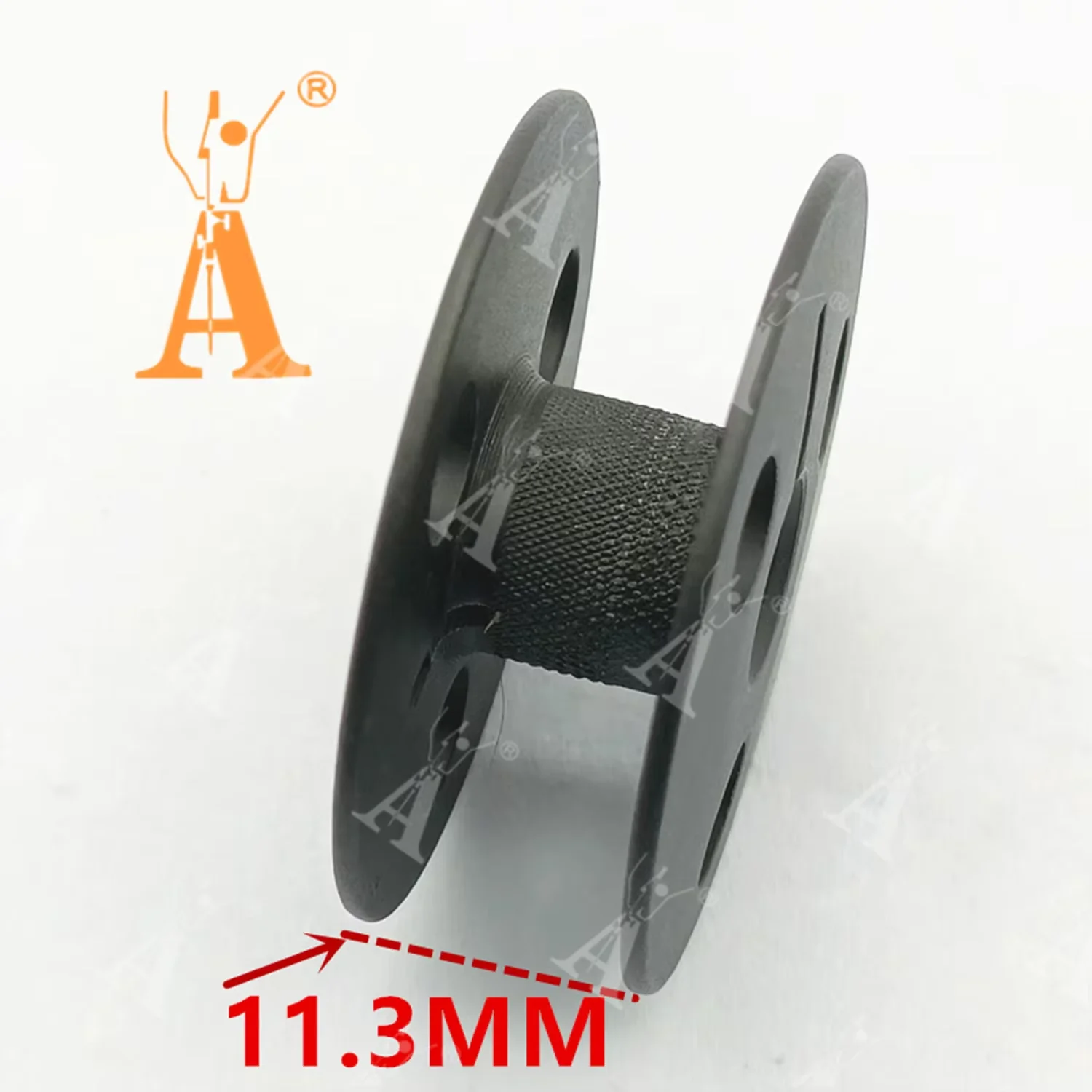 Black Bobbin with Knurl for JUKI LU-1510/1560/2810/2860 PLC-2710 PLC-2760 Universal Three Synchronous Thick 213-34800