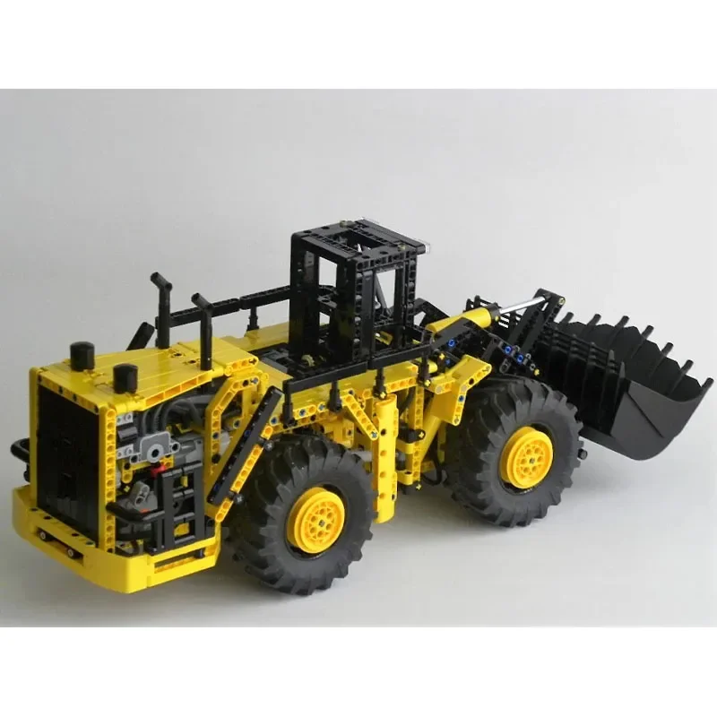 MOC-37218RC Pneumatic WheelLoader Splicing Building Blocks Model1030Building Blocks Parts Kids Birthday Building Blocks ToyGifts