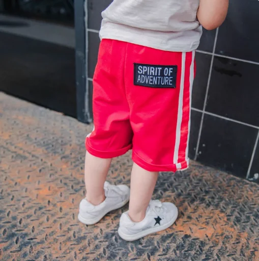 Children's clothing boys' 2025 summer new baby children's pure cotton casual five-point sports comfortable five-point pants