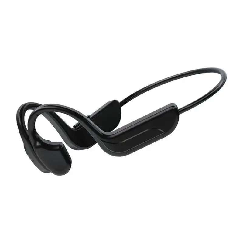 Bluetooth 5.0 Wireless Headphones 8 Hours Battery IPX5 Waterproof Bone-Conduction Earphone 8mm Bio-diaphragm Microphone Earphone