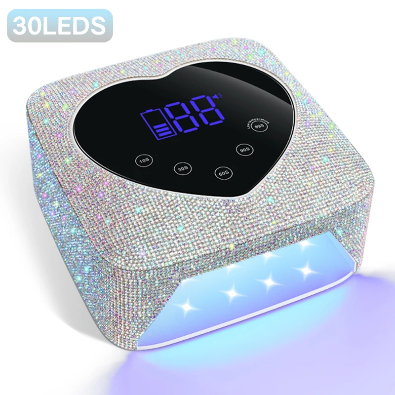 充電式 72 ワット UV LED ネイルランプ爪用 30LED ワイヤレスジェル