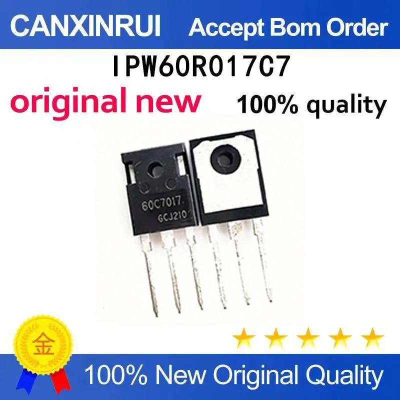 (5-100 pieces)New IPW60R017C7 60C7017 high-power transistor field-effect transistor 650V 109A chip