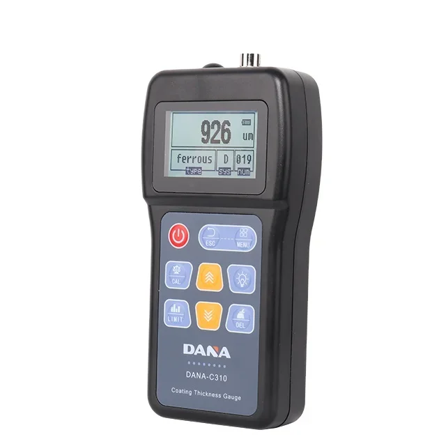 DANA-C310 test instruments In Stock Digital Electronic Dry Film Coating Thickness Gauge Car Paint industrial metal detectors