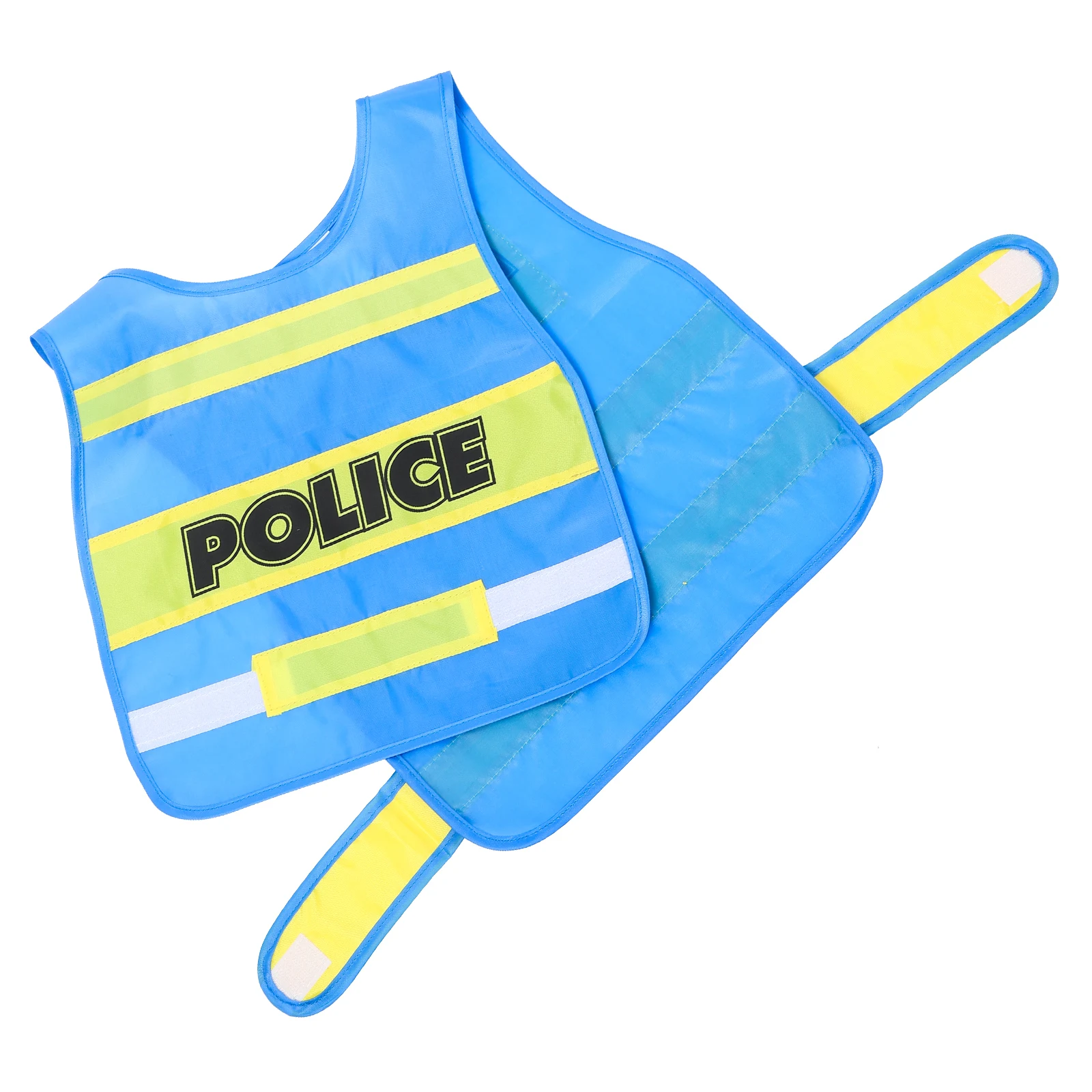 

Police Costume Kids Vest Fabric Boys Dress up Toddler Police Vest Cosplay Children Role Play Party Stage Performance Toy