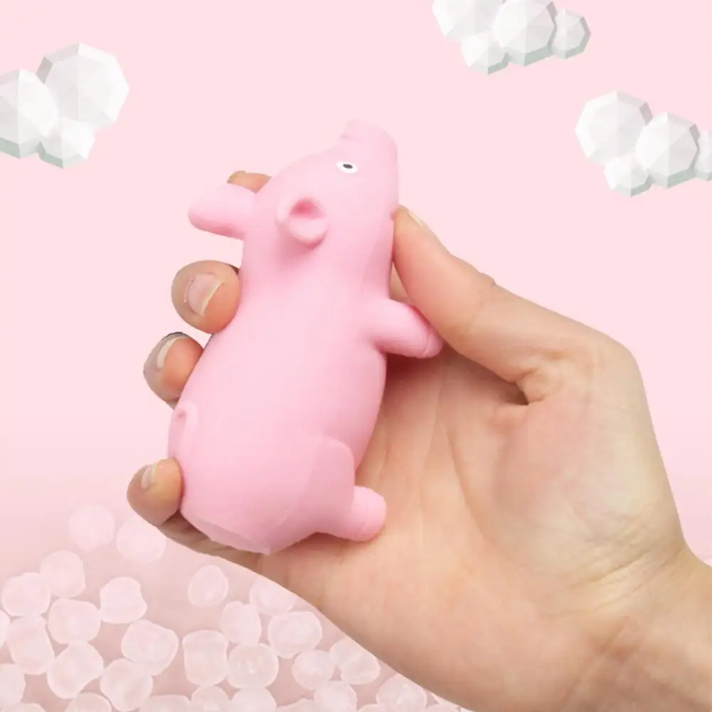 Decompression Pinch Toys  Pressure Reduction Simulation Toy Slow Rebound Vent Pink Pig Squezee Stress Relief Toys For Kids Gifts