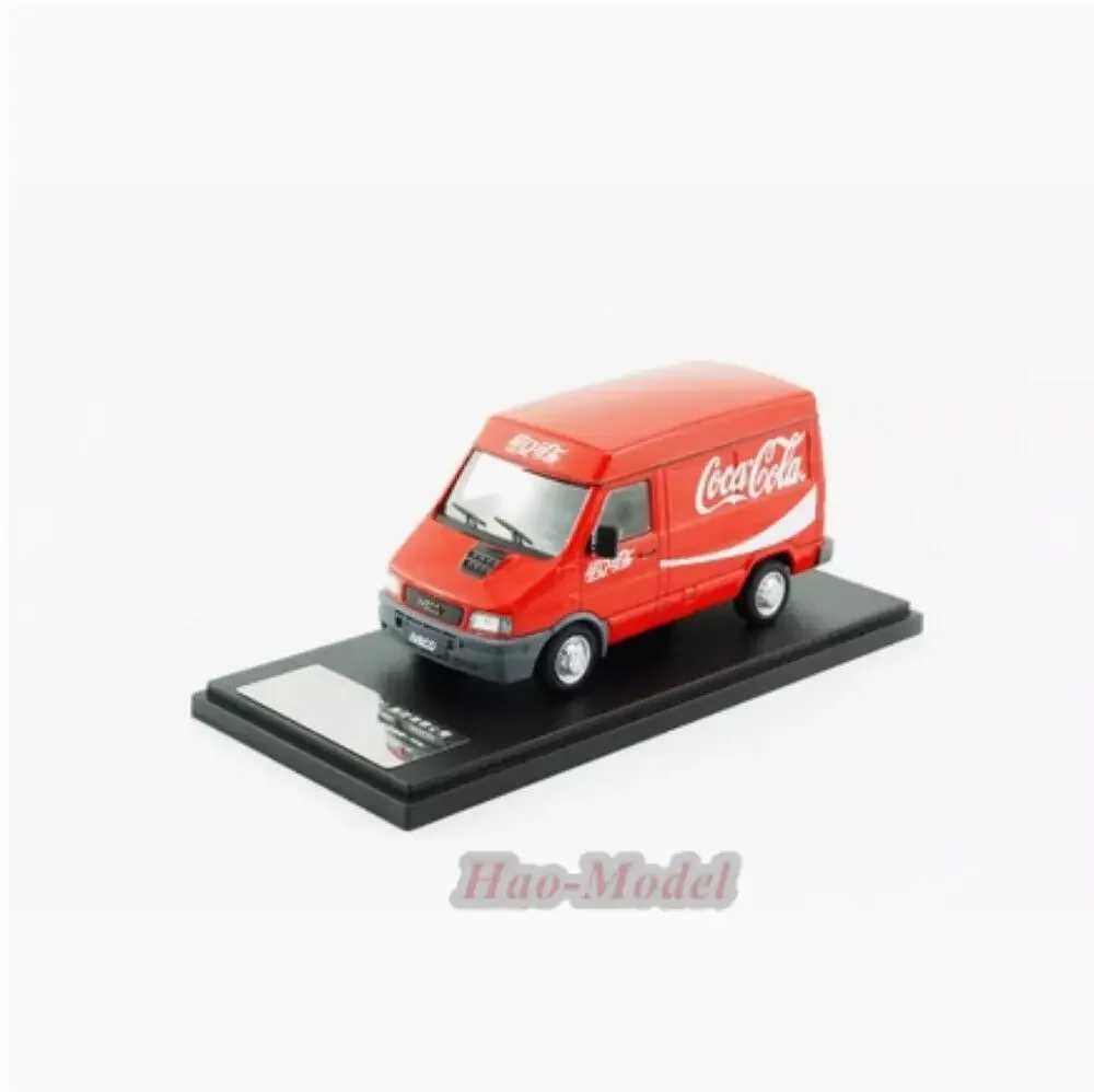 SunYork 1:43 For Iveco Truck Coca Model Car Alloy Diecast Metal Simulation Toys Boys Birthday Gifts Hobby Display Ornaments Red