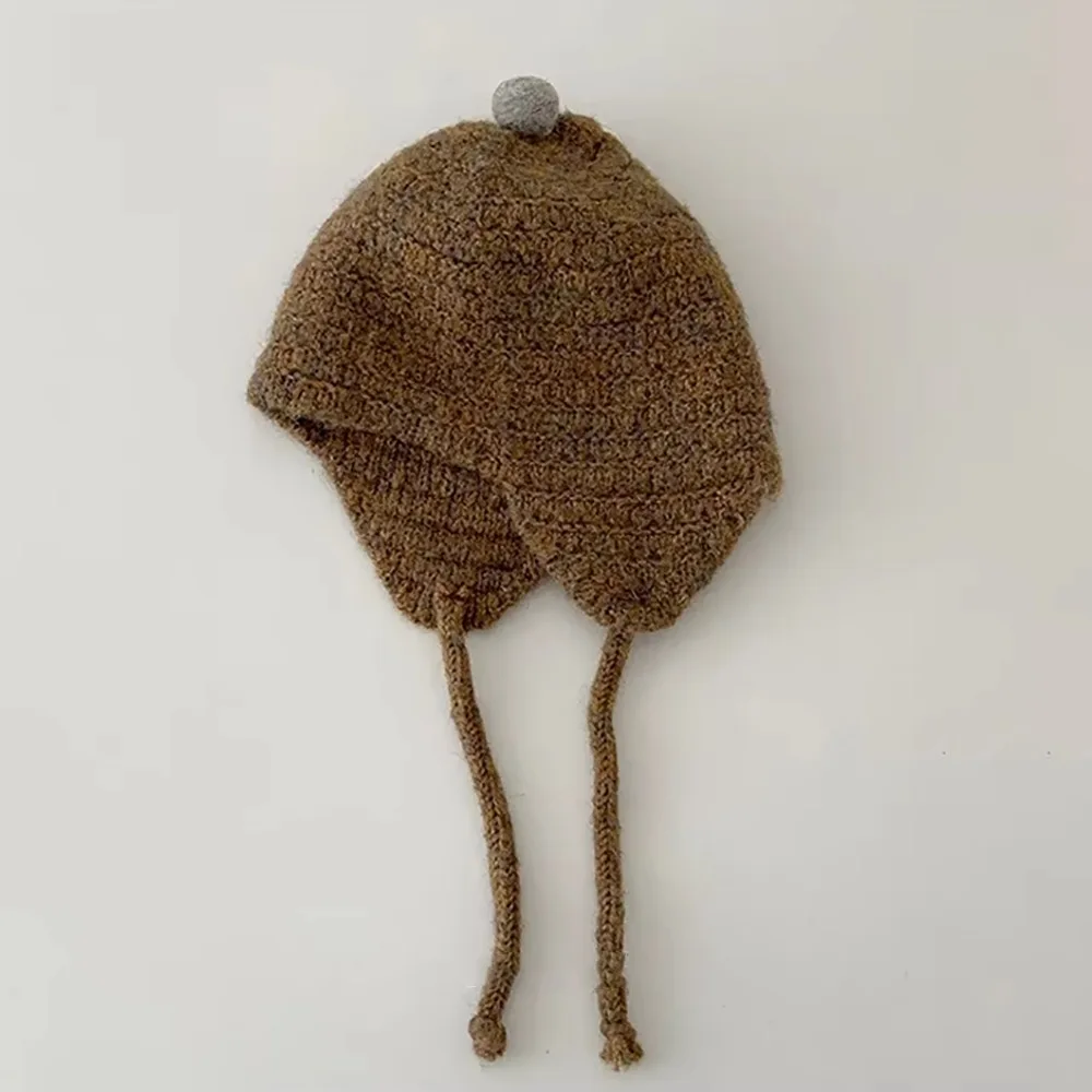 

Fashion Stretchable Kids Beanie Cap Soft Breathable Baby Woolen Hat Cozy Newborn Knitted Hat Autumn Winter