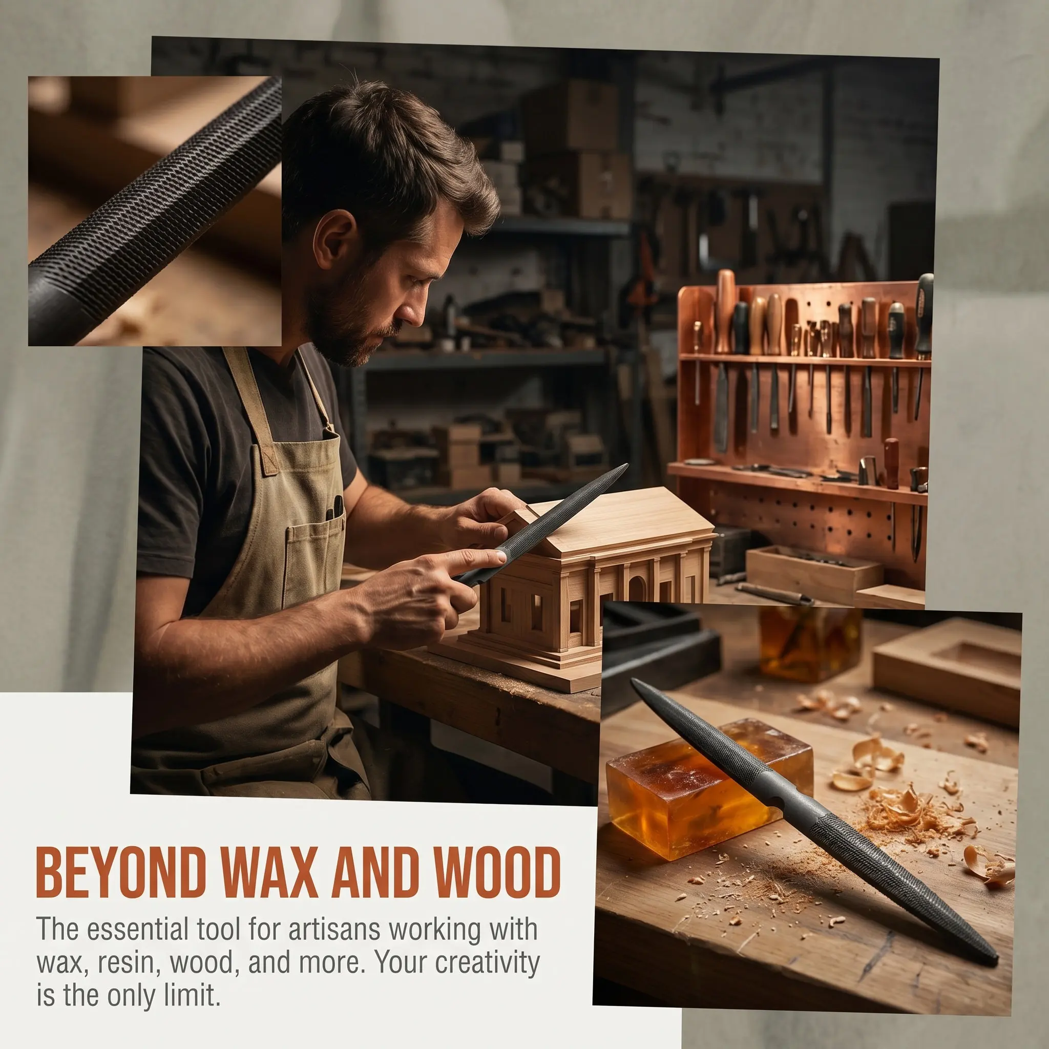 耐久性に優れた両端に刃が付いたワックスファイル。耐摩耗性鋼製 - Resin Craft Workshop のレビューと価格