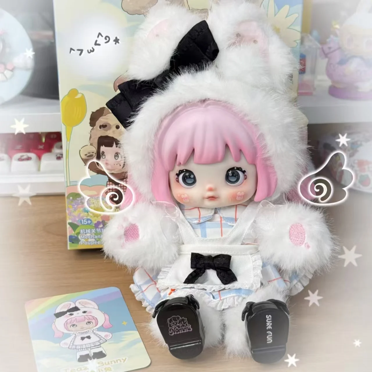 

For Fans Collector Original Nommi Forest Kingdom Series Blind Box Kawaii Soft Doll Joint Movable Doll Figures Desktop Decor Gift