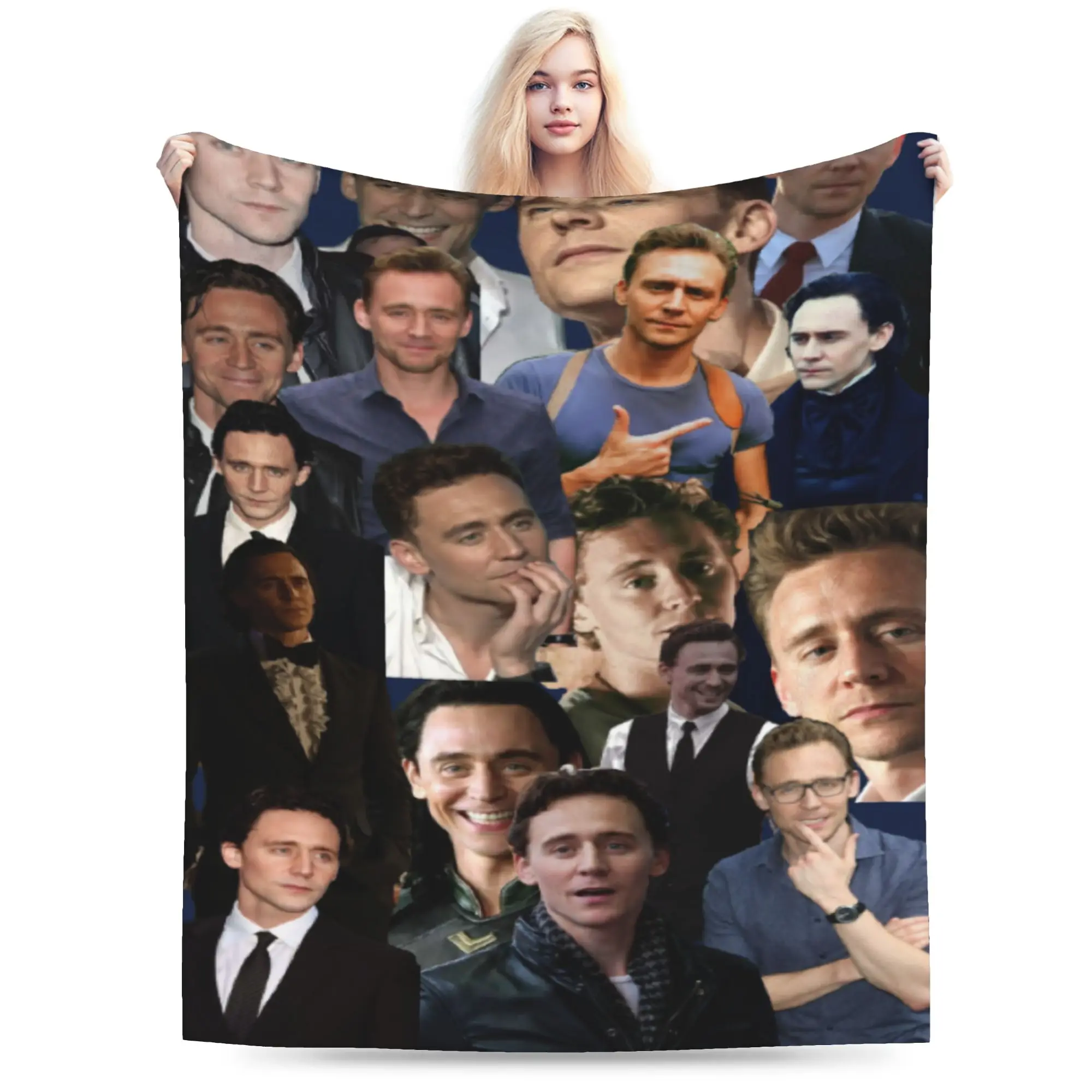 Relax Tom Hiddleston  Blanket Merch Bedding Decorative  Blanket Throw Ultra-Soft Flannel for Office