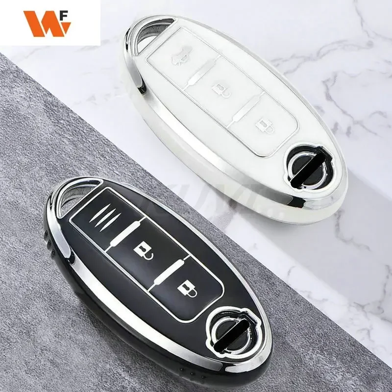 

TPU Car Remote Key Case Cover Shell Fob For Nissan Qashqai Juke J10 J11 X-Trail T32 T31 Kicks Tiida Pathfinder Note For Infiniti