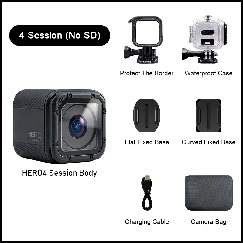 GoPro HERO4 Session Action Camera 8MP 170° Wide Angle