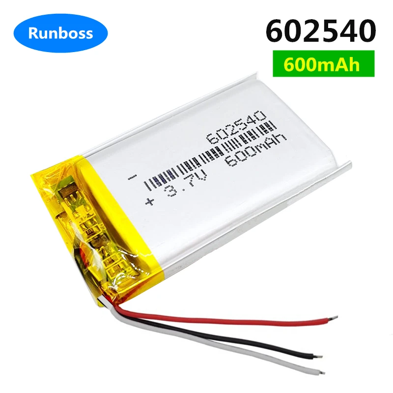 3.7V 600mAh GSP052540 502540 Rechargeable Wireless Headset Battery for JBL TUNE 220 TWS 220TWS Charging Box Case