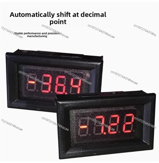 DC ammeter ± DC1V2V3V100V200V positive and negative voltage measurement 0.36 inch 4-digit display head 75V