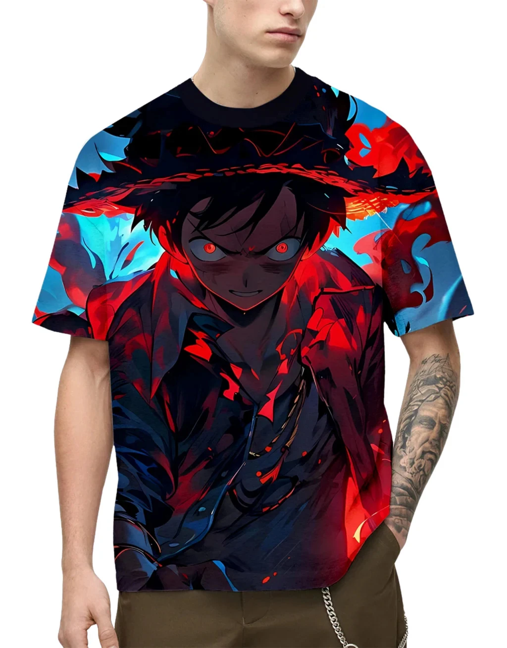 Camisetas de viaje de fiesta vintage con estampado 3D de One Piece Luffy para hombres, mujeres, adultos y niños, regalos de cumpleaños de manga corta