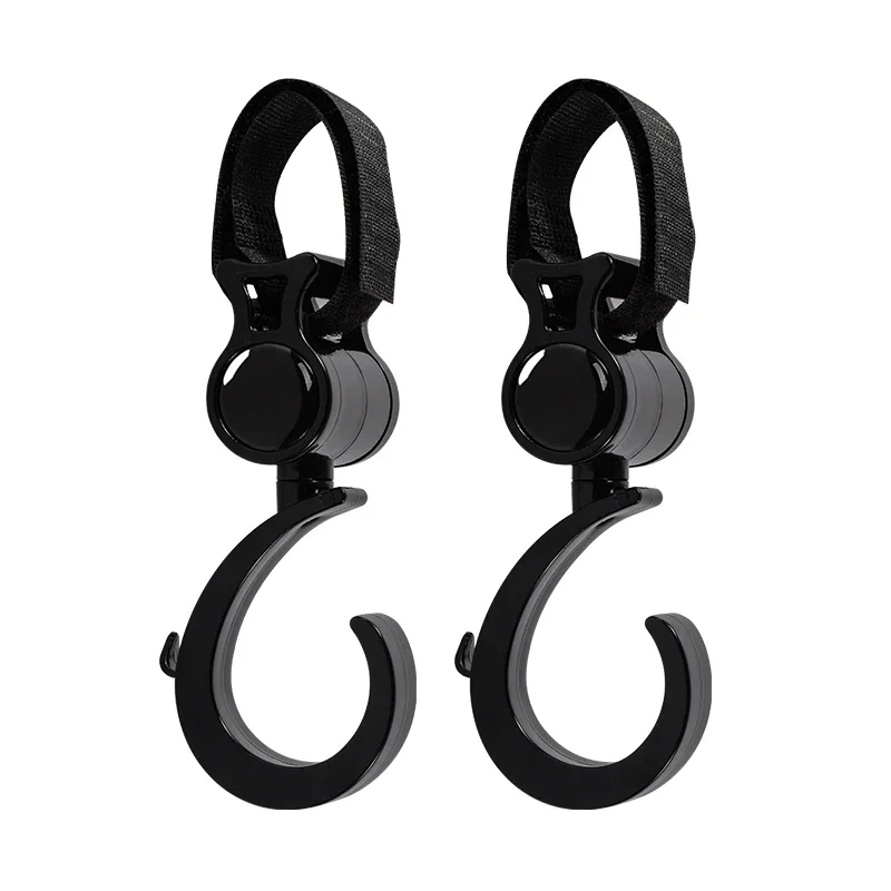 2PCS Universal Baby Stroller Hooks Multi Purpose Shopping Bag Hanger Stroller Pram Accessories Space Saving