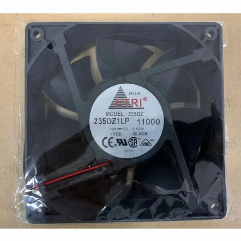 Y 1PCS New for  ETRI 235DZ1LP11000 12VDC 5.52W 2-Wire cooling fan # QW.