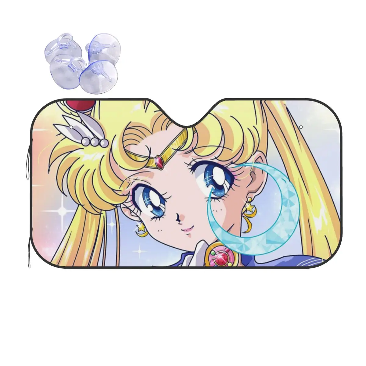 

Sailors Moons Pretty Guardian 90s Sunshade Windscreen Fold-up Car Front Window Visor Car Sunshade Blinds Sun Shade Protect