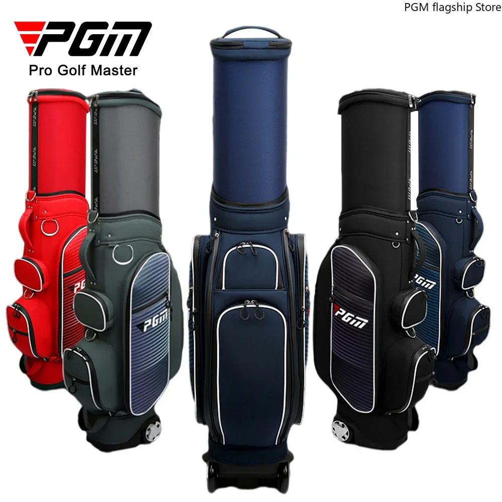 PGM Waterproof Golf Bag for Men and Women Retractable Golf Bag with Tug QB045