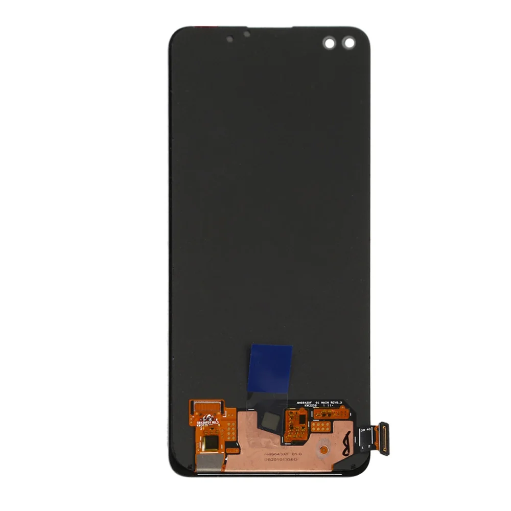 6.43 "Originele Amoled Voor Oppo Reno4 Reno 4 Touch Screen Met Frame Digitizer Vergadering Vervanging Voor Oppo A93 CPH2113 lcd