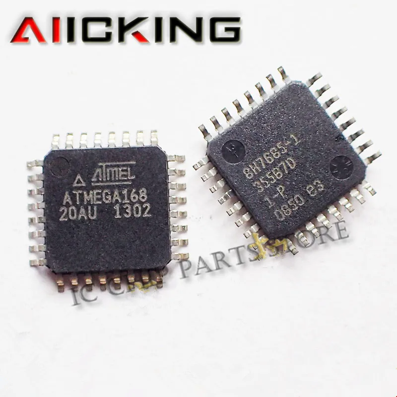 ATMEGA168-20AU 5 قطعة/السلع ، TQFP-32High-performance ، منخفضة الطاقة 8 بت AVR RISC القائم على متحكم يجمع بين 512B EEPROM ، في الأوراق المالية