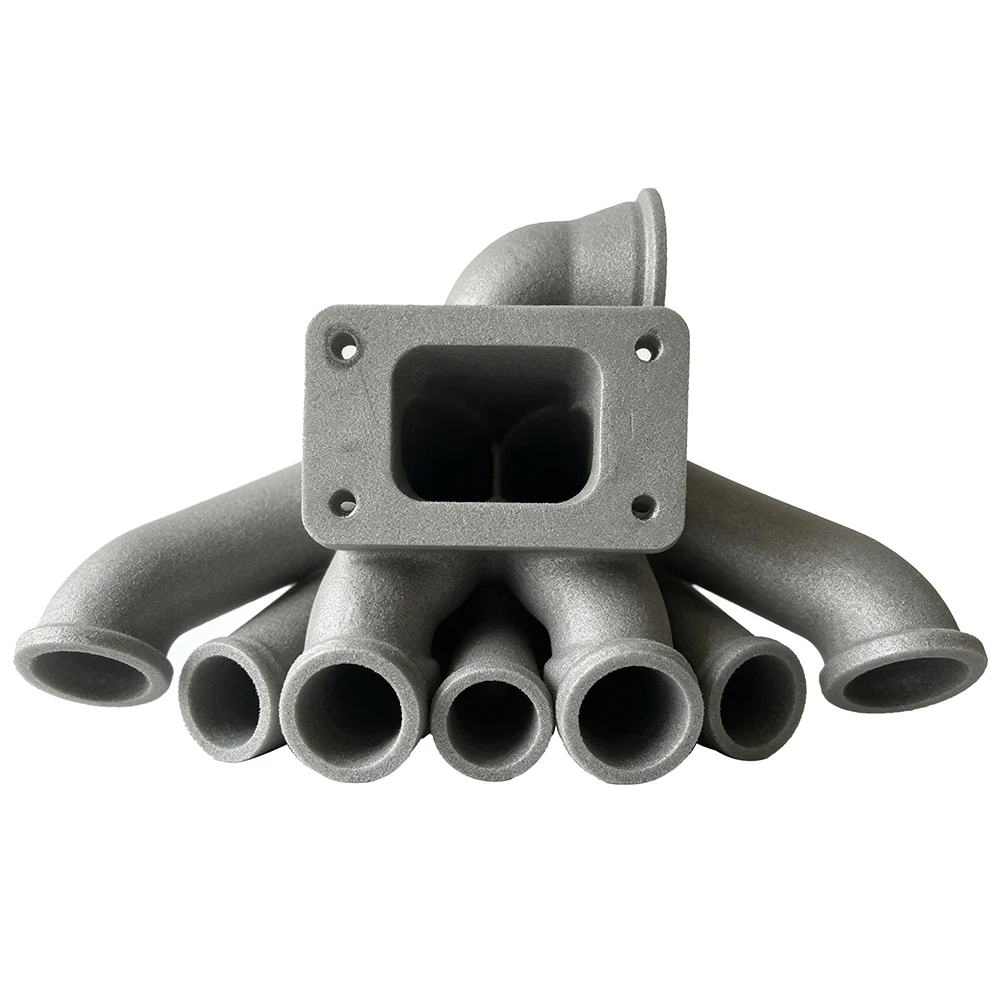 OEM Custom Metal 3D Printing Service SLM DMLS,Complex Metal Parts Exhaust Manifold Rapid Prototyping Manufacturing STL STEP File