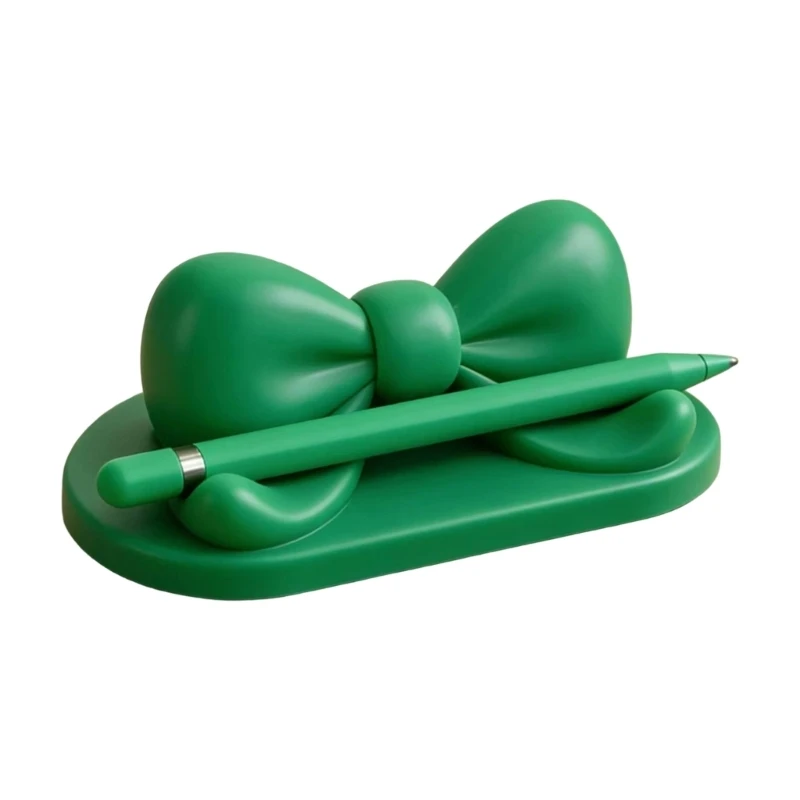 Horizontal Pen Holders with Sculpted Bows Detail and Paired Curved Rest for a Defined, Easy-to-Reach Desktop Spots HX5E