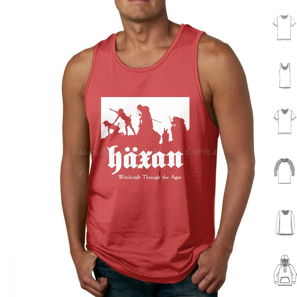 H ? Xan Through The Ages Tank Tops Print Cotton Haxan H ? Xan H ? Xan Through Ages Vintage Horror Horror Moves Movies