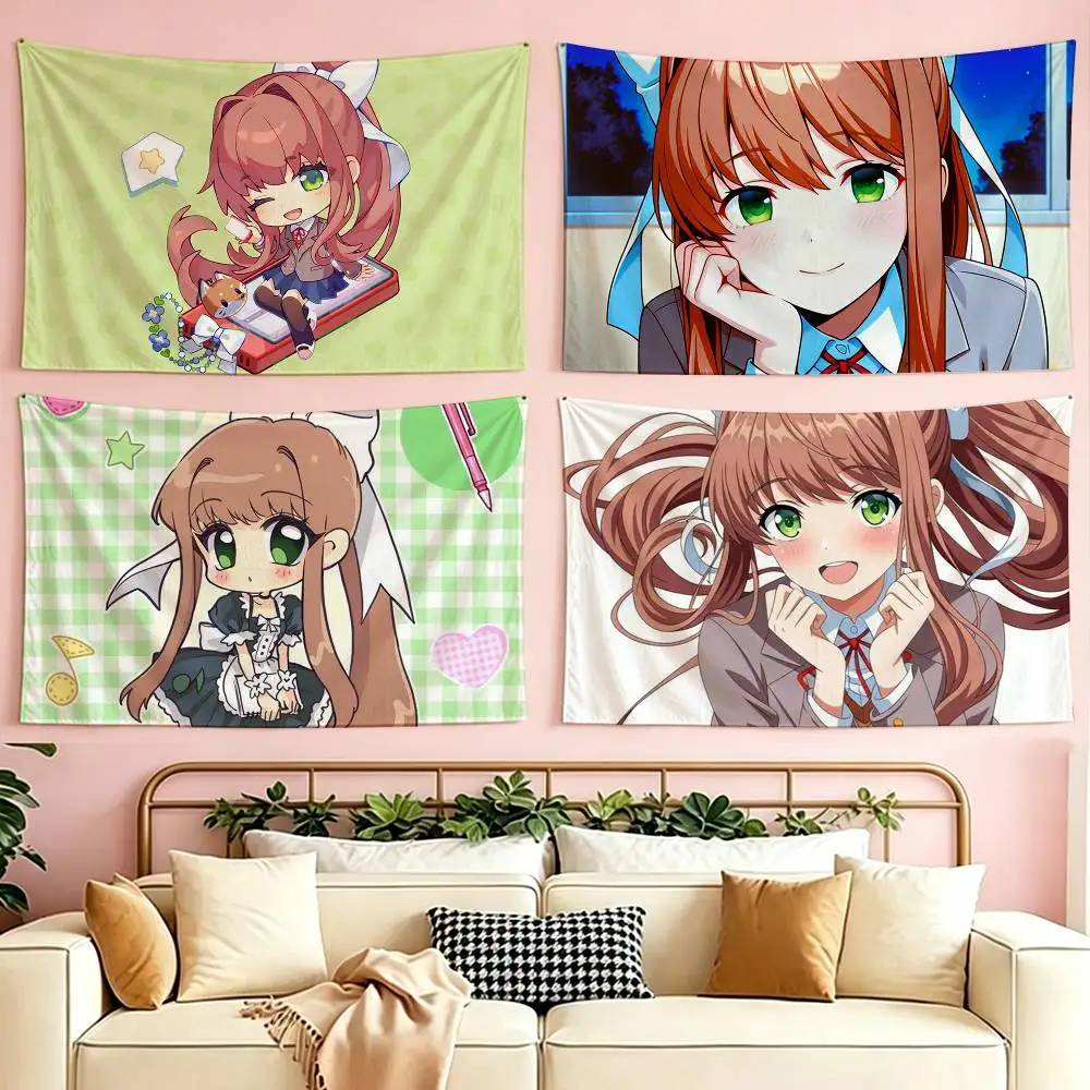 

Cartoon Character M-Monika flag Suitable For Party Club Outdoor Interior Wall Decoration Banner Fans Gift