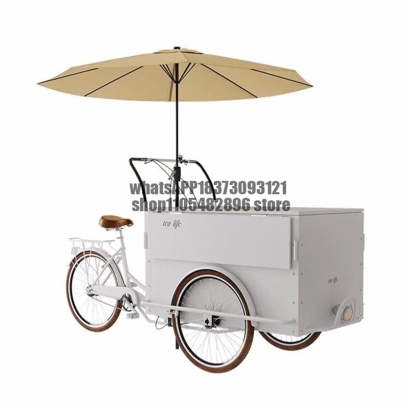 Mobile sales truck Mobile scenic spot float Commercial display Sales car Reverse donkey three-wheeled bicycle