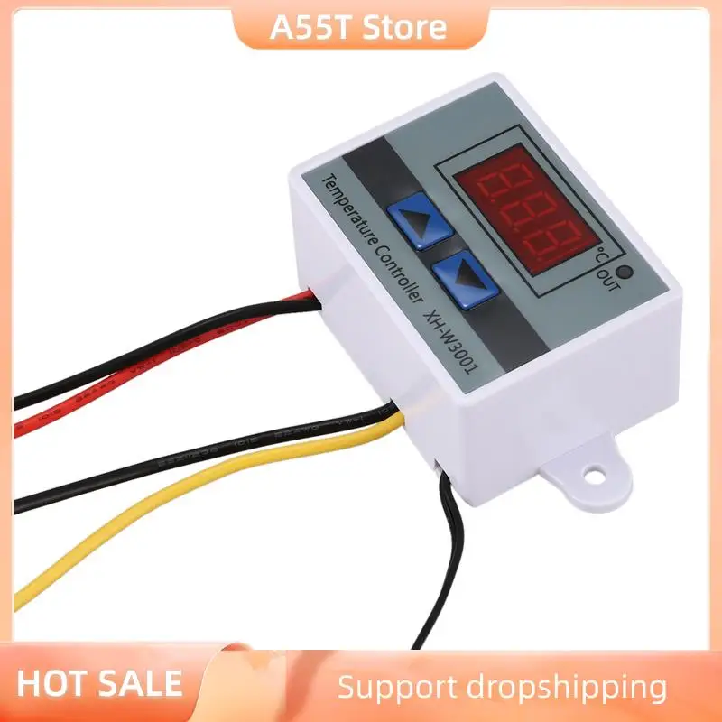 

A55T 15 шт. 220 В 10 А цифровой светодиодный регулятор температуры термостат переключатель зонд