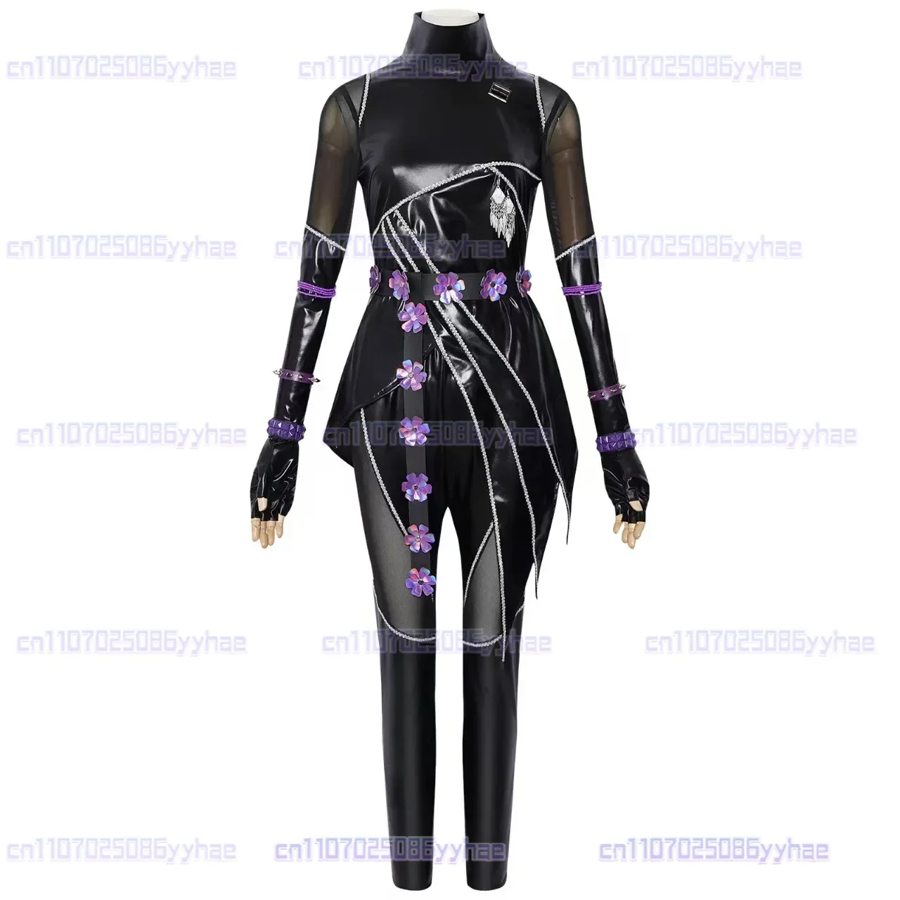 Costume de Cosplay Rumi Zoey Mira Demon Hunters Kpop pour enfants, vêtements imprimés pour filles, tenues de jeu de rôle, Costume de carnaval d'halloween
