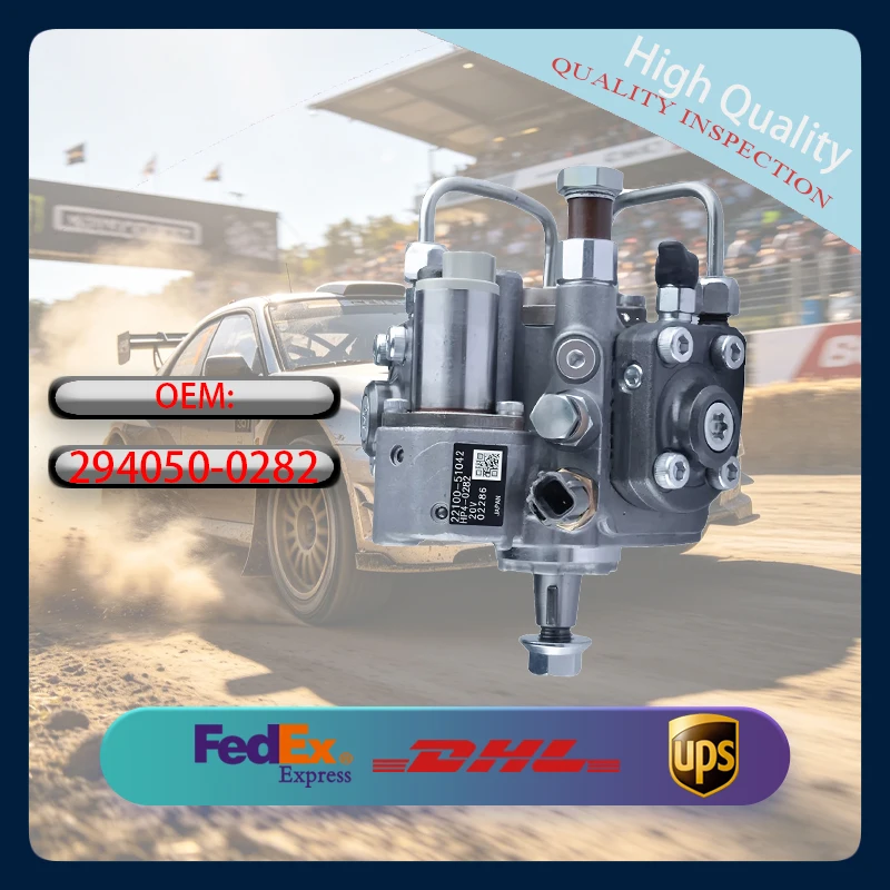 Common Rail Fuel Injection Pump 294050-0282 22100-5104 Compatible with Land Cruiser 1VD-FTV Diesel Engine