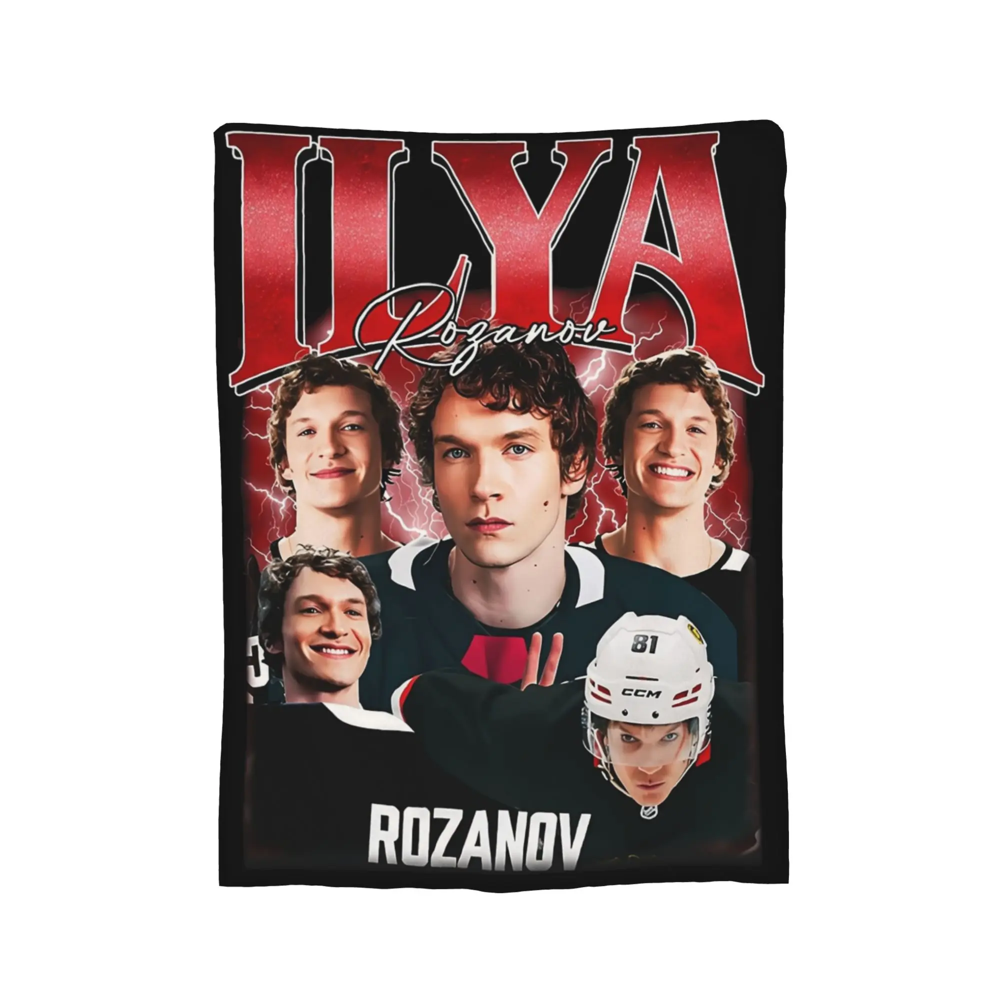 Heated Rivalry Ilya Rozanov Blankets Flannel Autumn Connor Storrie Portable Thin Throw Blanket for Bedding Couch Rug Piece