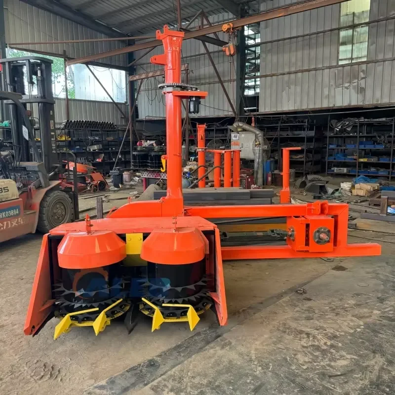 YWM Certificate Tractor Mounter Hay Straw Silage Harvester Cutting Corn Stalk Curshing Machine/Maize Forage Silage Harvester