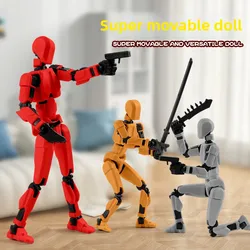 10 actiefiguren Shapeshift Robot Mannequin Karakter en 3D-geprinte beweegbare figuur met meerdere gewrichten Robotcollectiespeelgoed