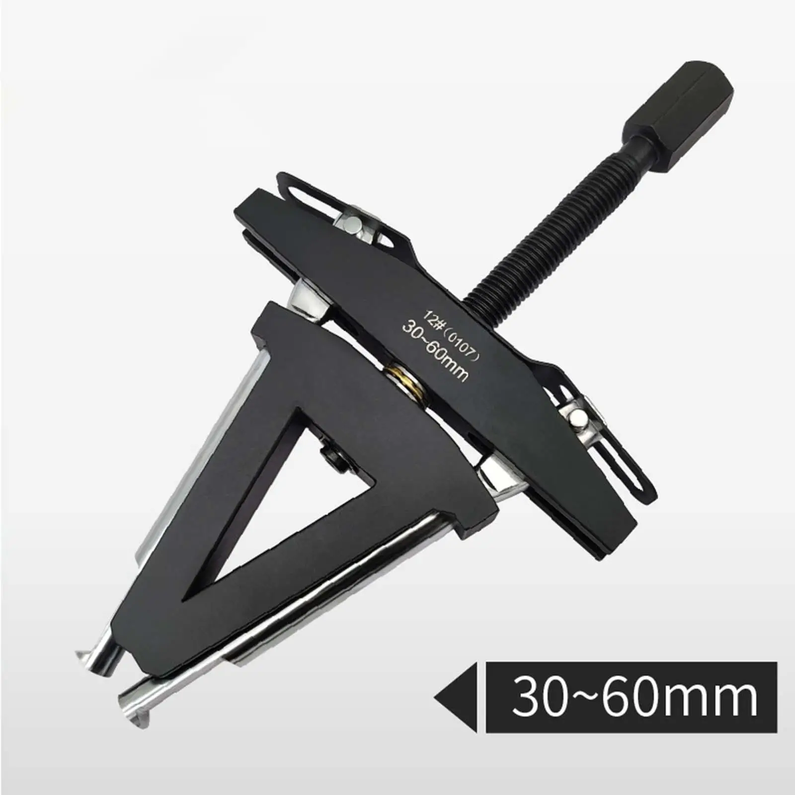 

Black Motorcycle Bearing Puller Tool Heavy Duty Slide Hammer Design Adjustable Pulley Remover for Steering Bearings