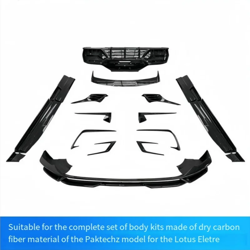 Suitable for 23-24 Lotus Eletre Upgraded and Modified Dry Carbon Fiber Material Large Surround Complete Body Kit