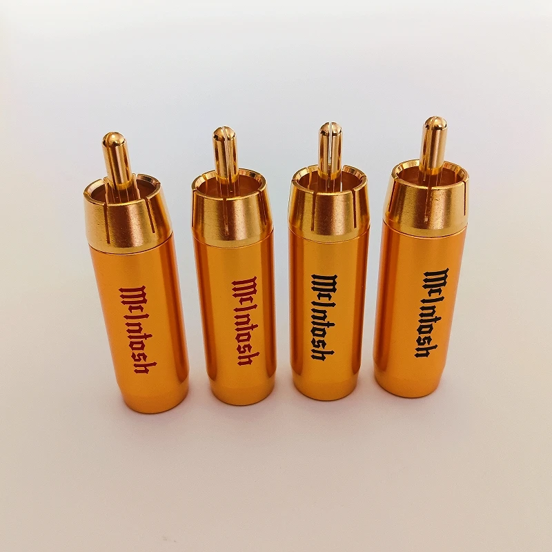 American McIntosh Audio Cable AV Cable Speaker Accessories Gold-Plated Solder RCA Plug Sound Connector