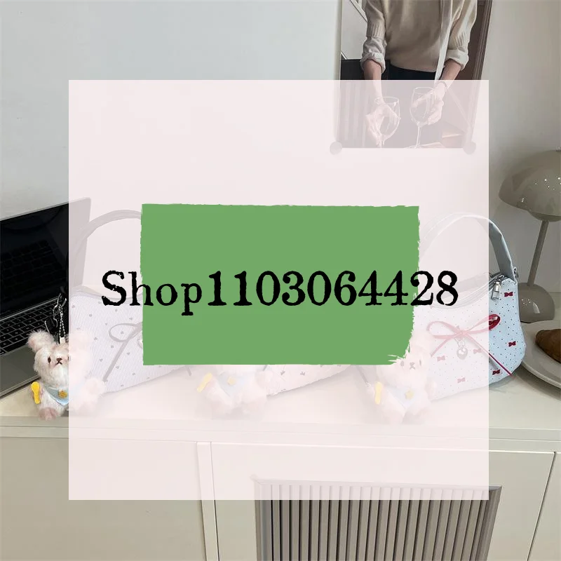 

Сумка на плечо с бантом и плюшевой подвеской для женщин, сумка через плечо, девчачья сумка-тоут, сумка для подмышек